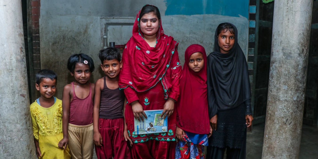 Aaman Tara Khatun (Despite  of being married, husband supported to enroll in school) from Rajpur-3, Baluwa. While studying in CLC, she got change to boost her knowledge and learning proficiency. During the period, she had interest to go to school and wanted to achieve higher study. But her father didn’t allowed stating the reason that she was already married and it is not their culture to go to school for married girl.  Later, she shared about the activities of CLCs and interest to go to school. It is her husband who persuade her father and family to enroll in school. Because of him, she got enrolled in 7th Grade in Kishan Ma vi, Baluwa. Now, she regularly goes to school. She is also a active listener and a speaker.