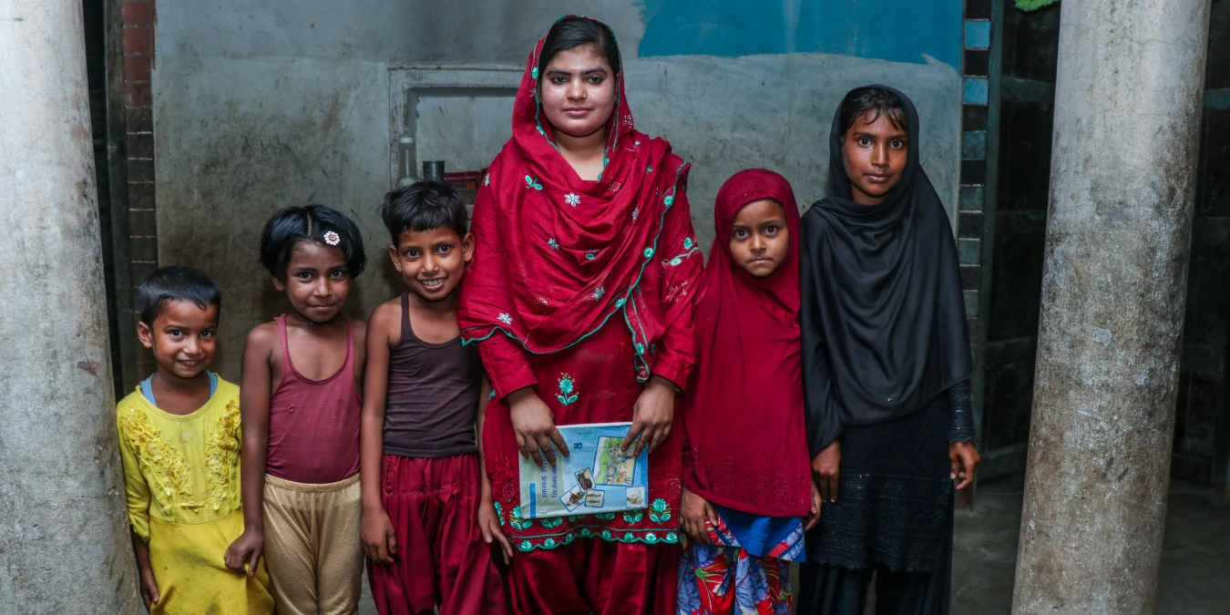 Aaman Tara Khatun (Despite of being married, husband supported to enroll in school) from Rajpur-3, Baluwa. While studying in CLC, she got change to boost her knowledge and learning proficiency. During the period, she had interest to go to school and wanted to achieve higher study. But her father didn’t allowed stating the reason that she was already married and it is not their culture to go to school for married girl. Later, she shared about the activities of CLCs and interest to go to school. It is her husband who persuade her father and family to enroll in school. Because of him, she got enrolled in 7th Grade in Kishan Ma vi, Baluwa. Now, she regularly goes to school. She is also a active listener and a speaker.
