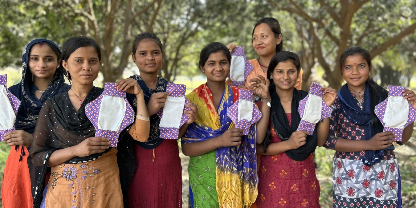 Archana Chaudhary, 30 year old, life skill facilitator who attended Menstrual Hygiene Management training conducted by PIN under UKAID supported Aarambha project. She learnt to make reusable sanitary pads, gained knowledge on menstrual hygiene. After the training, she shares the knowledge with the adolescent girls the project works with.