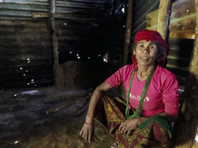 Securing shelter for landslide-affected families