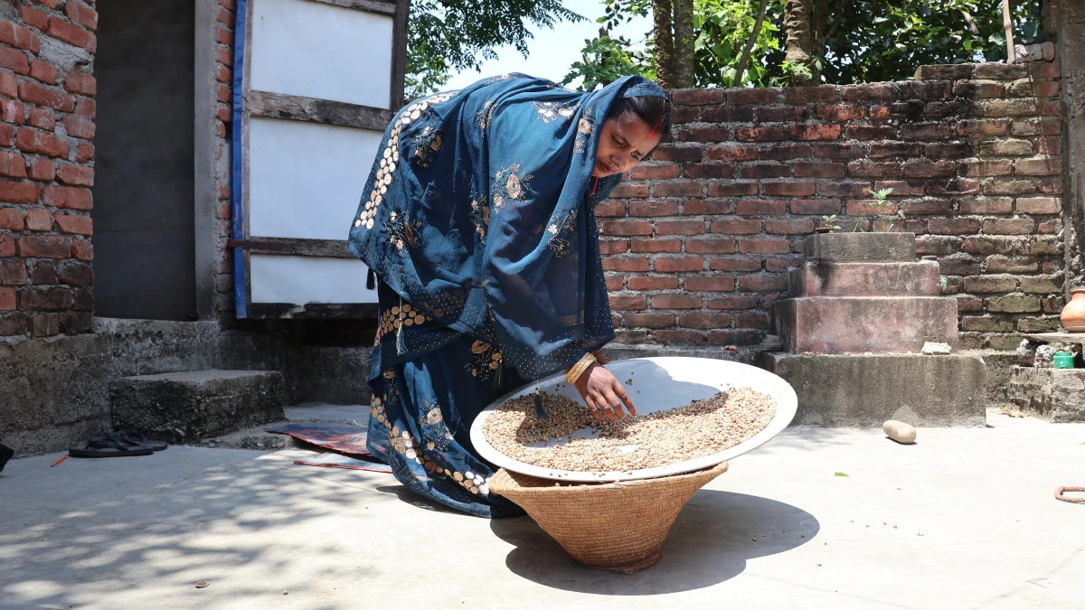 Manisha Kumari Mahato, participant of the GTSN session. From Barahathwa municipality, Sarlahi district. Now also a tranier of the GTSN sessions.