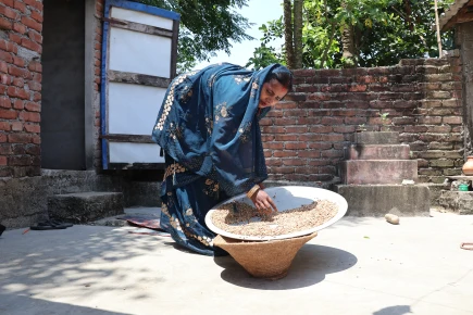 Manisha Kumari Mahato, participant of the GTSN session. From Barahathwa municipality, Sarlahi district. Now also a tranier of the GTSN sessions.