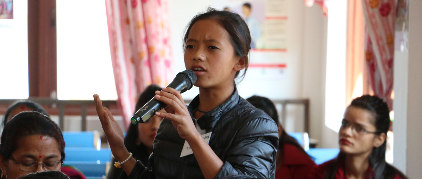 Adolescent Advocates Dance and Call for Safe Schools, Safe Communities in Nepal